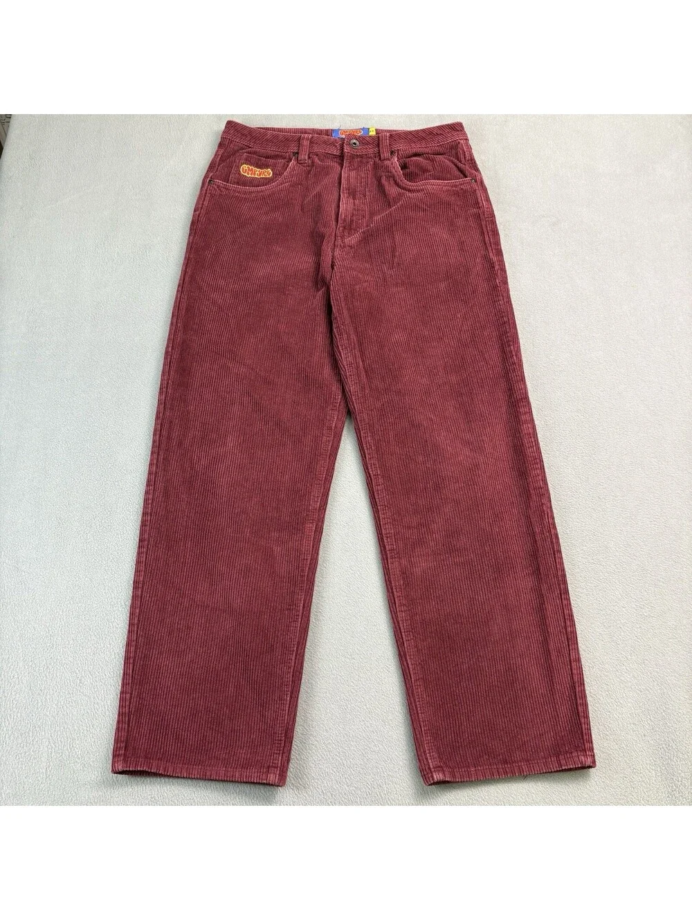 Empyre Corduroy Pants Size 32x29 in. Burgundy